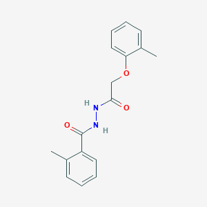 molecular formula C17H18N2O3 B5720023 2-methyl-N'-[(2-methylphenoxy)acetyl]benzohydrazide 