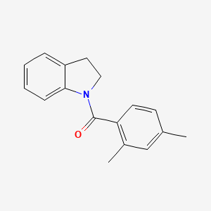 molecular formula C17H17NO B5720036 1-(2,4-dimethylbenzoyl)indoline 