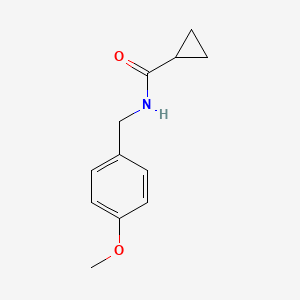molecular formula C12H15NO2 B5720115 N-(4-甲氧基苄基)环丙烷甲酰胺 