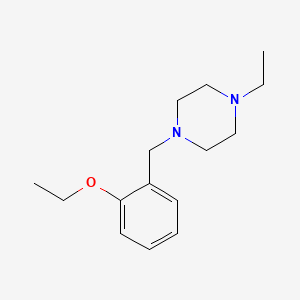 molecular formula C15H24N2O B5720117 1-(2-ethoxybenzyl)-4-ethylpiperazine 