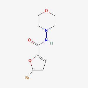 molecular formula C9H11BrN2O3 B5720126 5-bromo-N-4-morpholinyl-2-furamide 