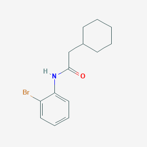 molecular formula C14H18BrNO B5720166 N-(2-bromophenyl)-2-cyclohexylacetamide 