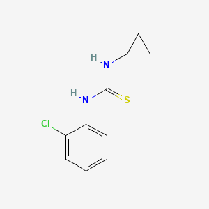 molecular formula C10H11ClN2S B5720169 N-(2-chlorophenyl)-N'-cyclopropylthiourea 