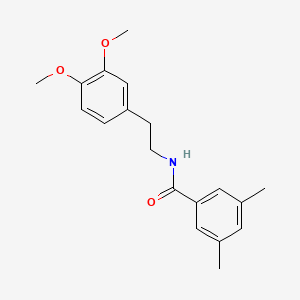 molecular formula C19H23NO3 B5720223 N-[2-(3,4-dimethoxyphenyl)ethyl]-3,5-dimethylbenzamide 