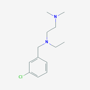 molecular formula C13H21ClN2 B5720242 (3-chlorobenzyl)[2-(dimethylamino)ethyl]ethylamine 