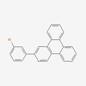 molecular formula C24H15Br B572025 2-(3-溴苯基)三联苯 CAS No. 1313514-53-2