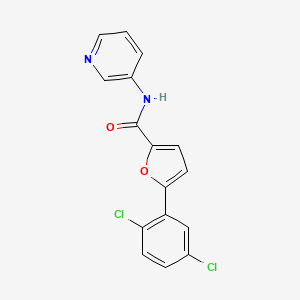 molecular formula C16H10Cl2N2O2 B5720402 5-(2,5-dichlorophenyl)-N-3-pyridinyl-2-furamide 