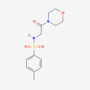 molecular formula C13H18N2O4S B5720436 4-methyl-N-[2-(4-morpholinyl)-2-oxoethyl]benzenesulfonamide 