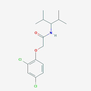 molecular formula C15H21Cl2NO2 B5720524 2-(2,4-dichlorophenoxy)-N-(1-isopropyl-2-methylpropyl)acetamide 
