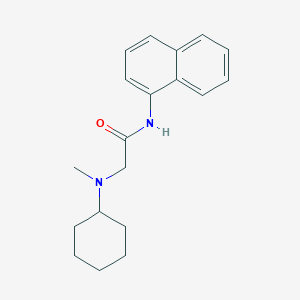 molecular formula C19H24N2O B5720526 N~2~-cyclohexyl-N~2~-methyl-N~1~-1-naphthylglycinamide 