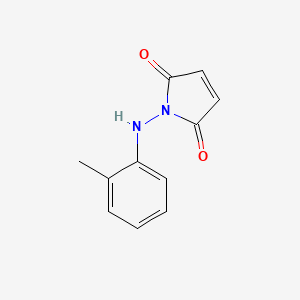 molecular formula C11H10N2O2 B5720613 1-[(2-methylphenyl)amino]-1H-pyrrole-2,5-dione 