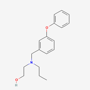 molecular formula C18H23NO2 B5720733 2-[(3-phenoxybenzyl)(propyl)amino]ethanol 