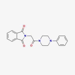 2-[2-oxo-2-(4-phenyl-1-piperazinyl)ethyl]-1H-isoindole-1,3(2H)-dione