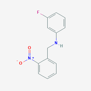 (3-fluorophenyl)(2-nitrobenzyl)amine