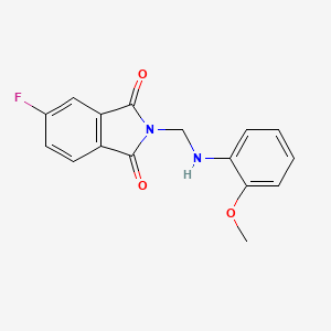5-fluoro-2-{[(2-methoxyphenyl)amino]methyl}-1H-isoindole-1,3(2H)-dione