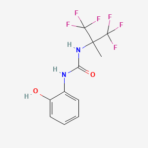 N-(2-hydroxyphenyl)-N'-[2,2,2-trifluoro-1-methyl-1-(trifluoromethyl)ethyl]urea