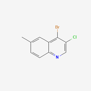 4-Bromo-3-chloro-6-methylquinoline