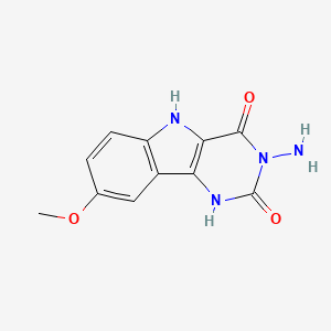 3-amino-8-methoxy-1H-pyrimido[5,4-b]indole-2,4(3H,5H)-dione