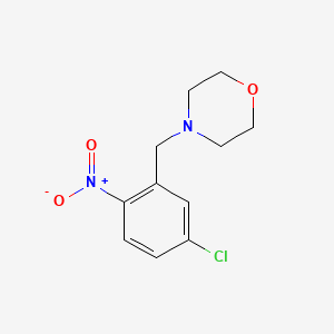 molecular formula C11H13ClN2O3 B5720897 4-(5-chloro-2-nitrobenzyl)morpholine 