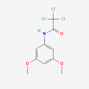 molecular formula C10H10Cl3NO3 B5720929 2,2,2-trichloro-N-(3,5-dimethoxyphenyl)acetamide 