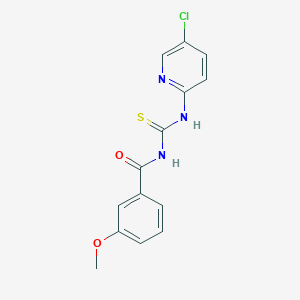 molecular formula C14H12ClN3O2S B5720948 N-{[(5-chloro-2-pyridinyl)amino]carbonothioyl}-3-methoxybenzamide 