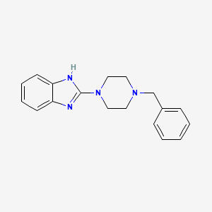 molecular formula C18H20N4 B5720990 2-(4-benzyl-1-piperazinyl)-1H-benzimidazole 