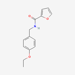 molecular formula C14H15NO3 B5721050 N-(4-ethoxybenzyl)-2-furamide 