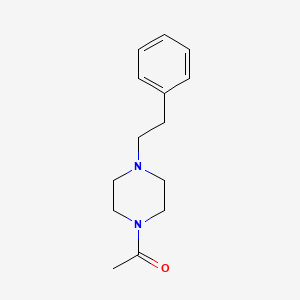 molecular formula C14H20N2O B5721092 1-acetyl-4-(2-phenylethyl)piperazine 