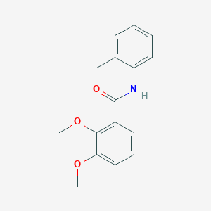 molecular formula C16H17NO3 B5721117 2,3-dimethoxy-N-(2-methylphenyl)benzamide 