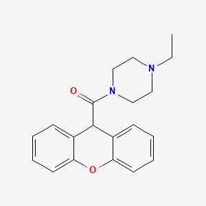 molecular formula C20H22N2O2 B5721153 1-ethyl-4-(9H-xanthen-9-ylcarbonyl)piperazine 