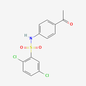 N-(4-acetylphenyl)-2,5-dichlorobenzenesulfonamide