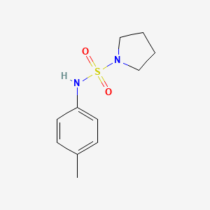 molecular formula C11H16N2O2S B5721335 N-(4-methylphenyl)-1-pyrrolidinesulfonamide 