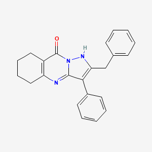 molecular formula C23H21N3O B5721372 2-benzyl-3-phenyl-5,6,7,8-tetrahydropyrazolo[5,1-b]quinazolin-9(4H)-one 