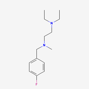 molecular formula C14H23FN2 B5721382 N,N-diethyl-N'-(4-fluorobenzyl)-N'-methyl-1,2-ethanediamine 