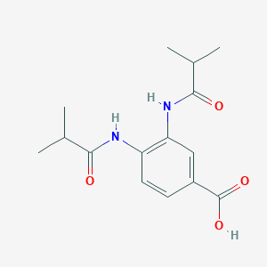 3,4-bis(isobutyrylamino)benzoic acid