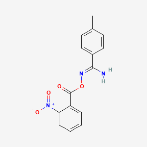 4-methyl-N'-[(2-nitrobenzoyl)oxy]benzenecarboximidamide