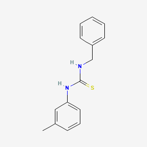 molecular formula C15H16N2S B5721639 N-benzyl-N'-(3-methylphenyl)thiourea 