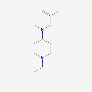 molecular formula C14H28N2 B5721694 N-ethyl-N-(2-methyl-2-propen-1-yl)-1-propyl-4-piperidinamine 