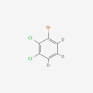 molecular formula C6H3BrCl2 B572172 1-Bromo-2,3-dichlorobenzene-d3 CAS No. 1219805-59-0