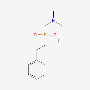 molecular formula C11H18NO2P B5721762 [(dimethylamino)methyl](2-phenylethyl)phosphinic acid 