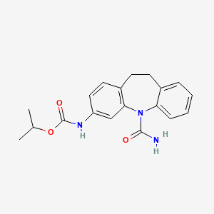 isopropyl [5-(aminocarbonyl)-10,11-dihydro-5H-dibenzo[b,f]azepin-3-yl]carbamate