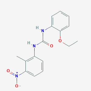 N-(2-ethoxyphenyl)-N'-(2-methyl-3-nitrophenyl)urea