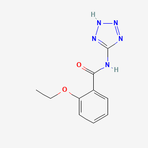 molecular formula C10H11N5O2 B5721877 2-ethoxy-N-1H-tetrazol-5-ylbenzamide 