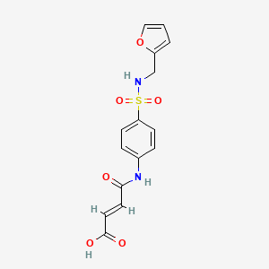 4-[(4-{[(2-furylmethyl)amino]sulfonyl}phenyl)amino]-4-oxo-2-butenoic acid