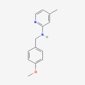 molecular formula C14H16N2O B5721944 N-(4-methoxybenzyl)-4-methyl-2-pyridinamine 