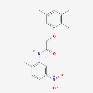 molecular formula C18H20N2O4 B5721947 N-(2-methyl-5-nitrophenyl)-2-(2,3,5-trimethylphenoxy)acetamide 