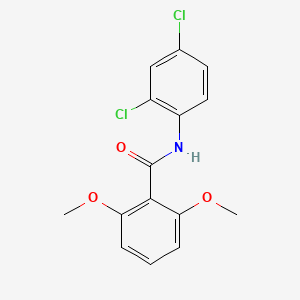 molecular formula C15H13Cl2NO3 B5721952 N-(2,4-dichlorophenyl)-2,6-dimethoxybenzamide 
