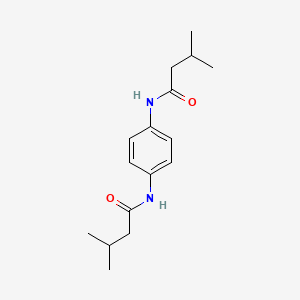 molecular formula C16H24N2O2 B5721979 N,N'-1,4-phenylenebis(3-methylbutanamide) 