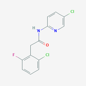 2-(2-chloro-6-fluorophenyl)-N-(5-chloropyridin-2-yl)acetamide