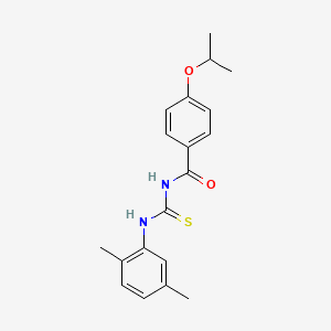 molecular formula C19H22N2O2S B5722199 N-{[(2,5-dimethylphenyl)amino]carbonothioyl}-4-isopropoxybenzamide 